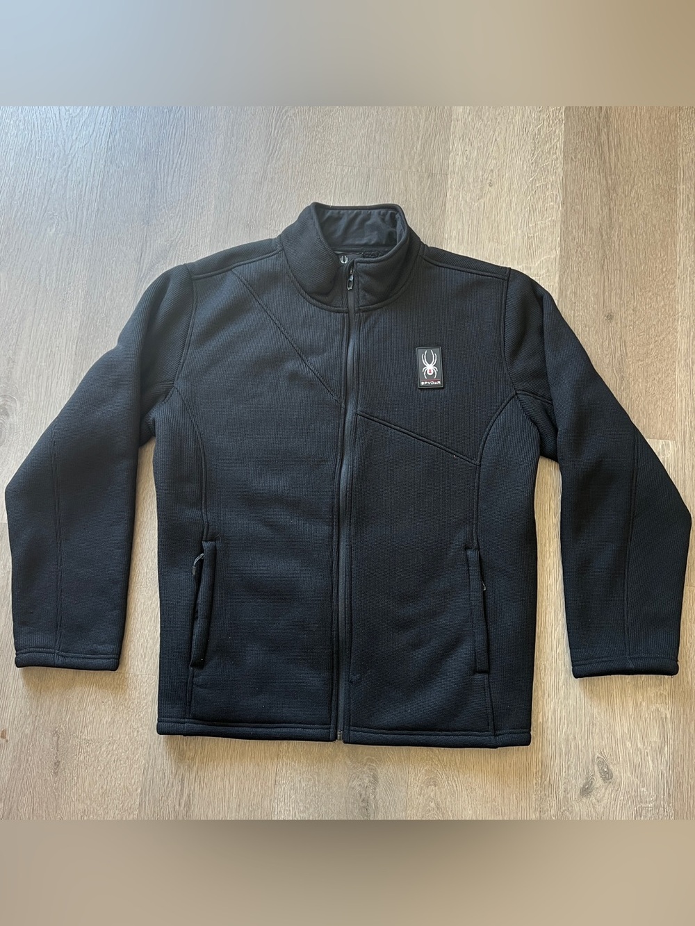 Spyder Men's Black Lightweight Full-Zip Jacket
Size XL